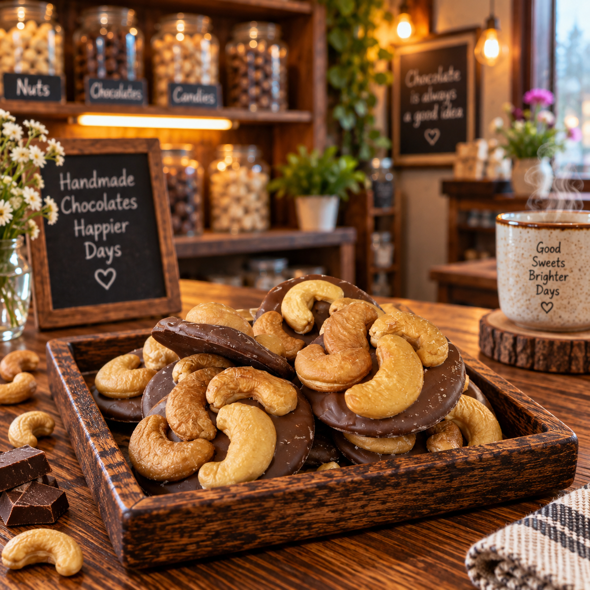 Choco Cashew Coin