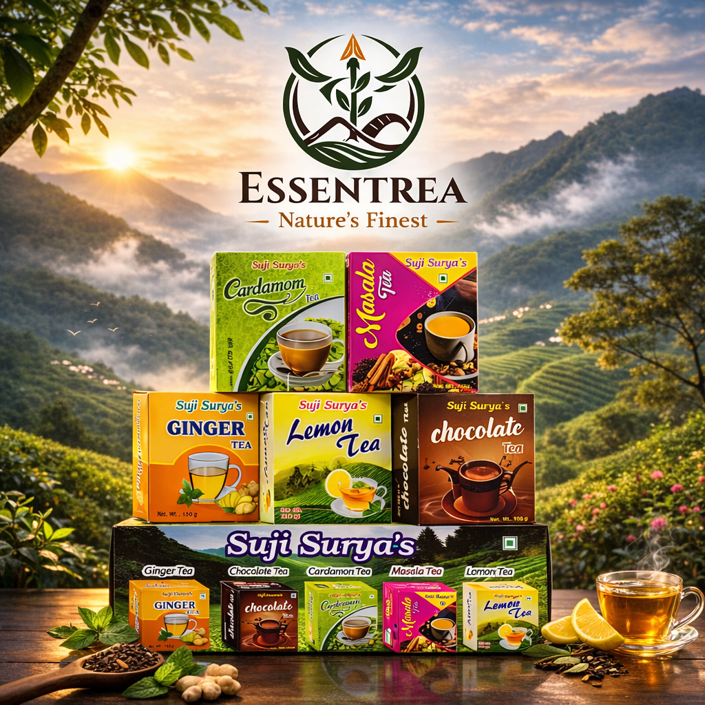 Ooty Premium Tea Combo Pack (5 Flavours) 500g